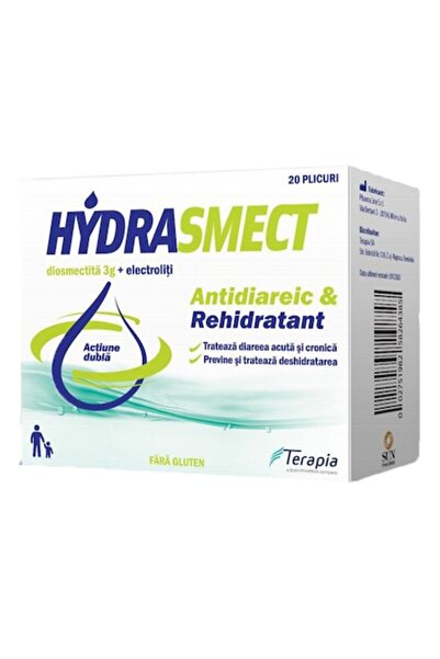 Terapia Hydrasmect Electroliți și Suport Digestiv, 20 plicuri