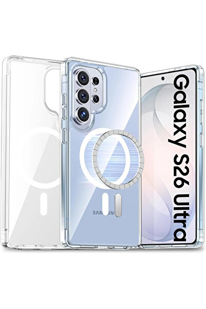 Nezih Case Samsung Galaxy S26 Ultra Magsafe Wireless Kablosuz Şarj Destekli Ş...