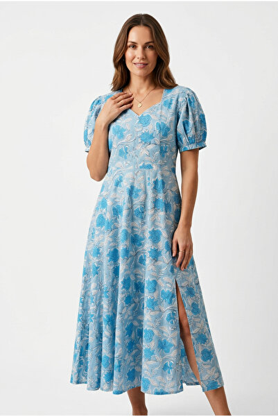 OEM Hand-printed cotton baby doll dress