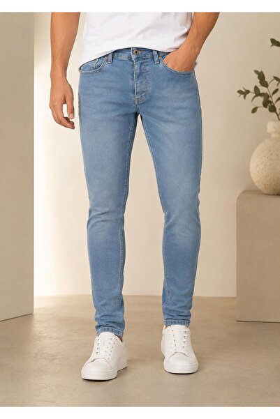CLASSİCS MEN Lion Life Men's Slim Fit Jean Trousers - 7693