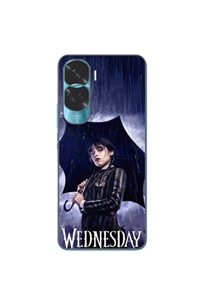 OEM Husa compatibila cu Honor 90 Lite 5G Silicon Gel Tpu Model Wednesday Umbr...