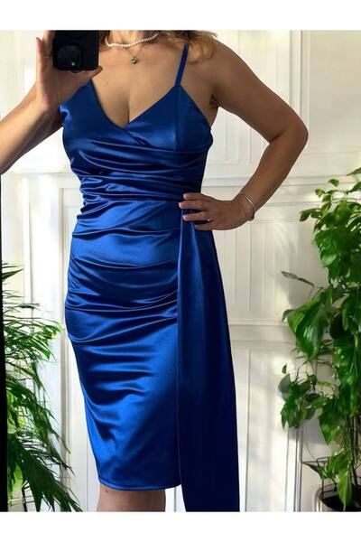 Toyska Gloria satin midi dress, One Size Fits All