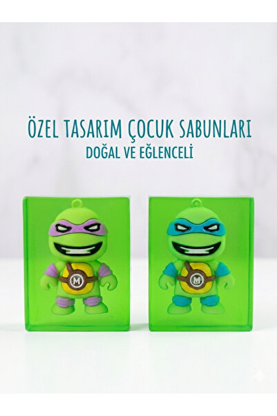 Renkli kokulu oyuncaklı çocuk sabunu
