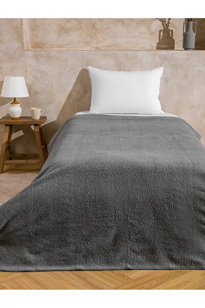 LC Waikiki LCW HOME Gri Tek Kişilik Battaniye 150x220 Cm