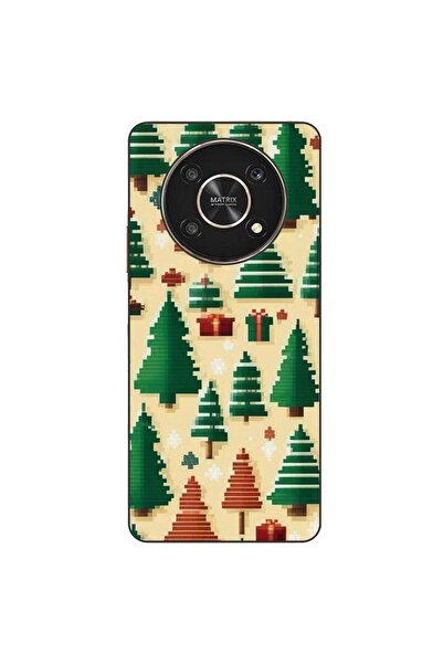 OEM Husa compatibila cu Honor X30 Silicon Gel Tpu Model Pixel Art Christmas T...