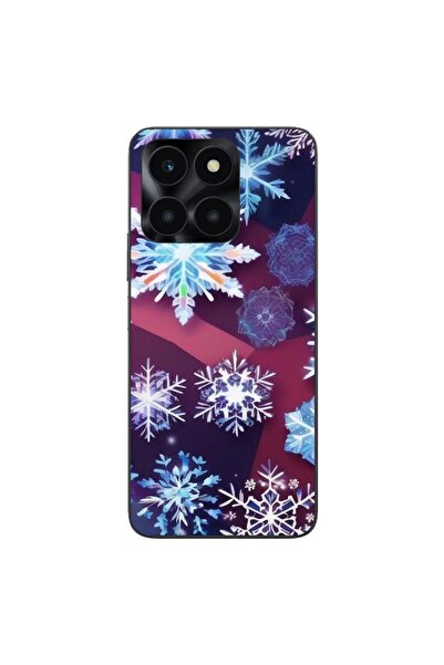 OEM Husa compatibila cu Honor X6a Silicon Gel Tpu Model Fulgi de Gheata