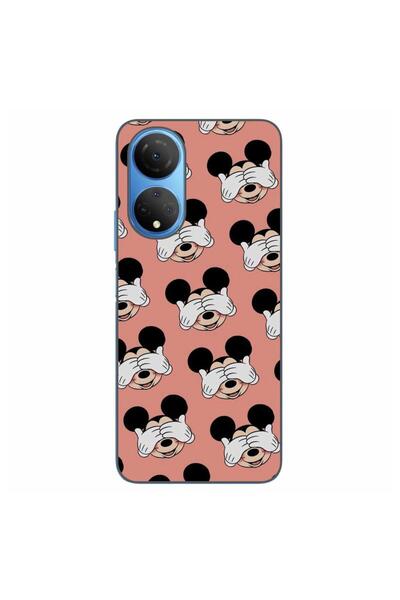 OEM Husa compatibila cu Honor X7 Silicon Gel Tpu Model Mickey Pattern Peek A Boo