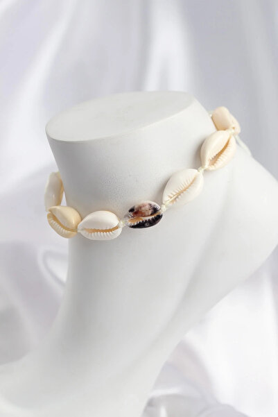 Marsilyan Nvdn- Natural Kauri Shell Elevator Model Anklet Iegrs-Nvdn1