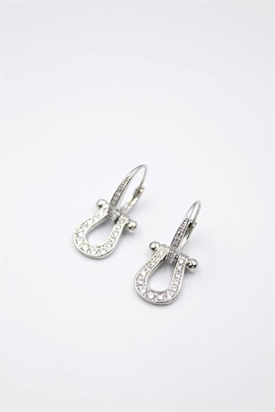 atastore2017 Hoop Earrings - Silver