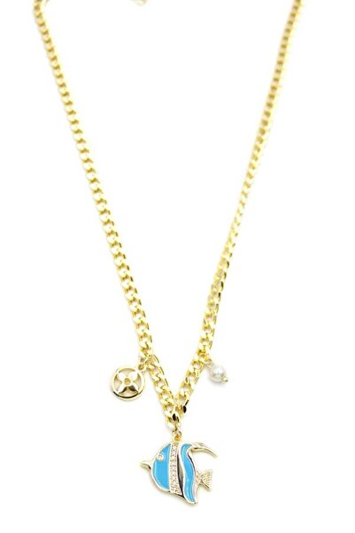 Royaleks Fish Necklace - Gold