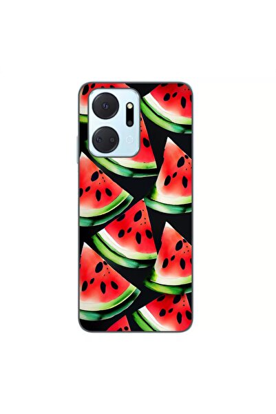 OEM Husa compatibila cu Honor X7a Silicon Gel Tpu Model Watermelon Slices