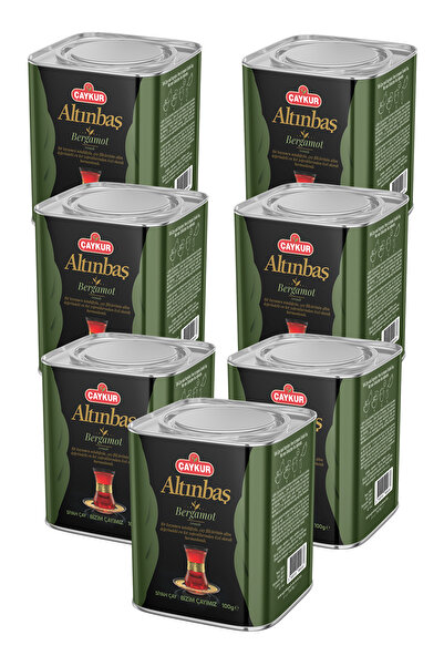 Çaykur Altınbaş Çayı Teneke Kutu (Bergamotlu) 100 gr. Yedili Paket