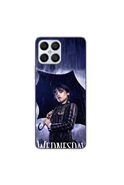 OEM Husa compatibila cu Honor X8 Silicon Gel Tpu Model Wednesday Umbrella