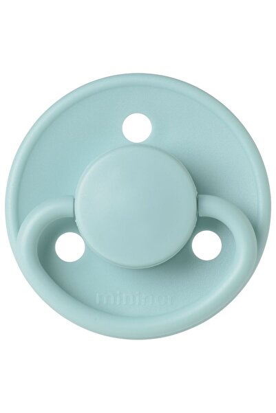Mininor - Round Pacifier Silicone - 0M+ - Cool Mint