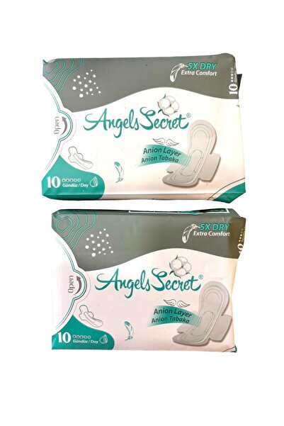 Angels Secret Daytime Pad with Active Oxygen and Negative Ions, Hygienic Wome...