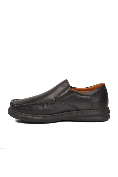 AYAKMOD Black Genuine Leather Men's Casual Shoes Dr.Flexer 020605 m