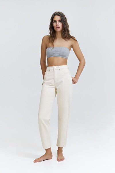 Pull & Bear Mom fit yüksek bel jean
