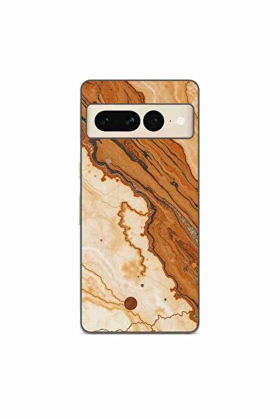 OEM Husa compatibila cu Google Pixel 8 Pro Silicon Gel Tpu Model Caramel Marb...