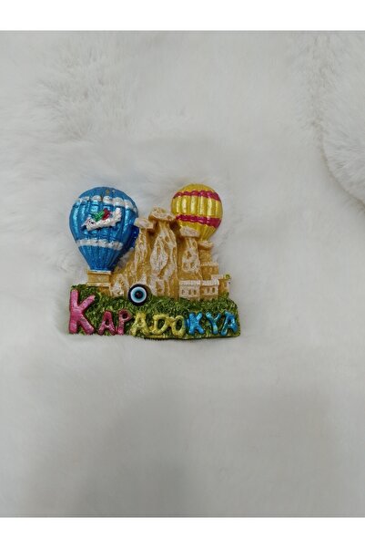 ŞAHMERDANOĞLU Kapadokya Temalı Kabartmalı Polyester Magnet - Renkli Balon ve ...