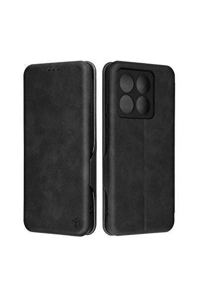 Techsuit Husă pentru Xiaomi 14T - Safe Wallet Plus - Negru