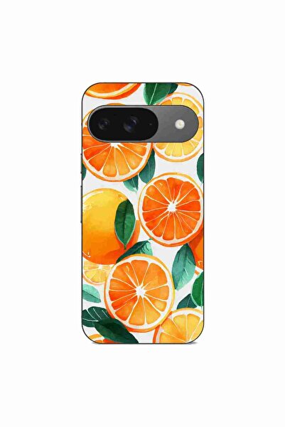 OEM Husa compatibila cu Google Pixel 9 Pro Silicon Gel Tpu Model Oranges