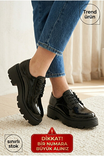 Registan Shoes LUXERA KADIN LOAFER AYAKKABI KALIN TABAN GÜNLÜK RAHAT TREND