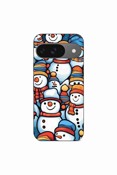 OEM Husa compatibila cu Google Pixel 9 Pro Silicon Gel Tpu Model Snowman Pattern
