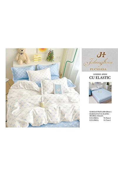 Pucioasa Lenjerie de pat Finet 6 piese cu elastic-T314