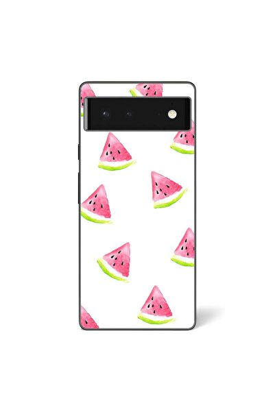 OEM Husa compatibila cu Google Pixel 6 Silicon Gel Tpu Model Summer Slices