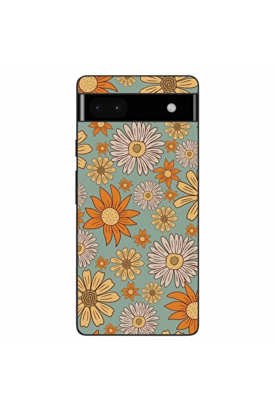 OEM Husa compatibila cu Google Pixel 6A Silicon Gel Tpu Model Vintage Meadow