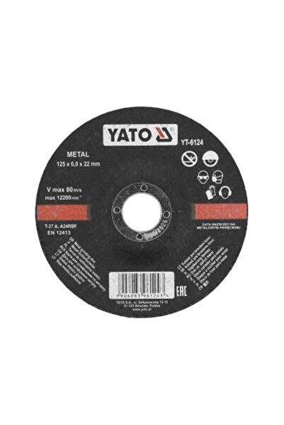 yato Disc șlefuit metal 125X6X22Mm