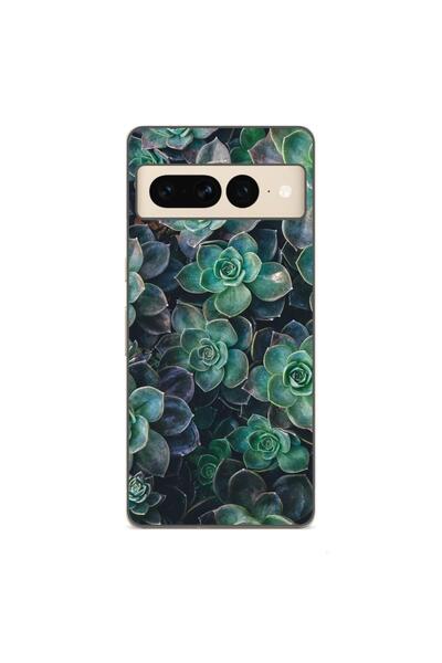 OEM Husa compatibila cu Google Pixel 7 Pro Silicon Gel Tpu Model Flori de Stanca