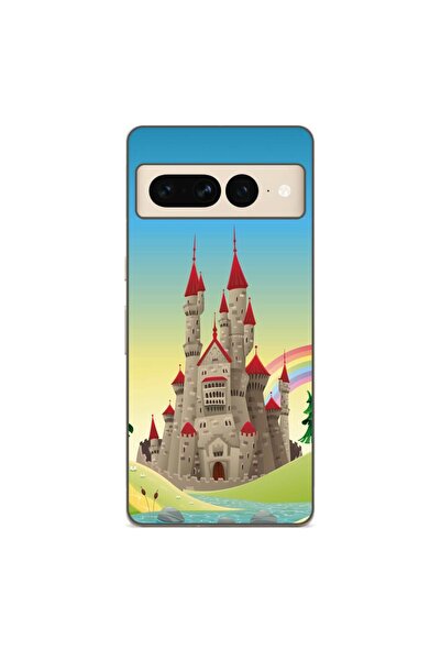 OEM Husa compatibila cu Google Pixel 7 Pro Silicon Gel Tpu Model Castel