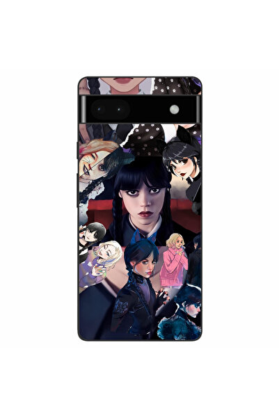 OEM Husa compatibila cu Google Pixel 6A Silicon Gel Tpu Model Wednesday Addam...