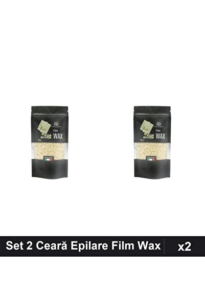 global fashion Set 2 Ceară Epilare Film Wax 100g Ciocolată Albă, Epilat Eficient