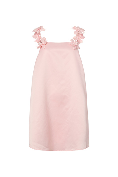 YAS. Yas Pembe Kadın Bebe Yaka Elbise YASDOUCE STRAP MIDI DRESS - BM