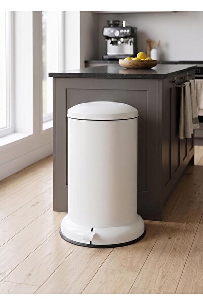 The Mia Trash Can White 31X38X62 cm
