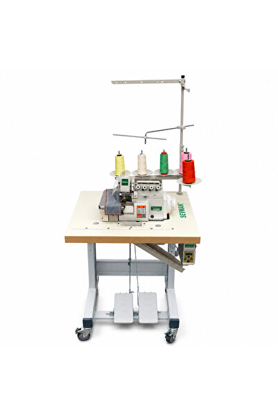 SEVMAK SK-700-05D Hem Kesme Hem de Sağlam Zincir Dikişi Bir Arada 5 İplik Ove...
