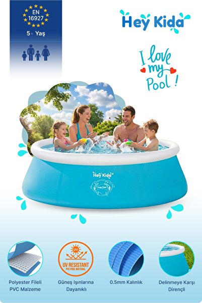 Heykida Swim Safe Hızlı Kurulum Havuzu 152x51cm