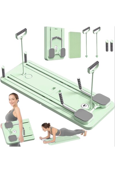 NEOVİBE Pilates Board Çok Fonksiyonlu Egzersiz Aleti Pilates Reformer, Ev Tip...