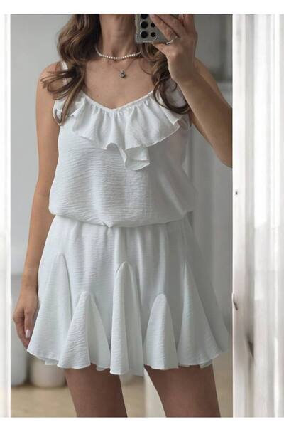 Azara Katherine set with integrated skirt and shorts