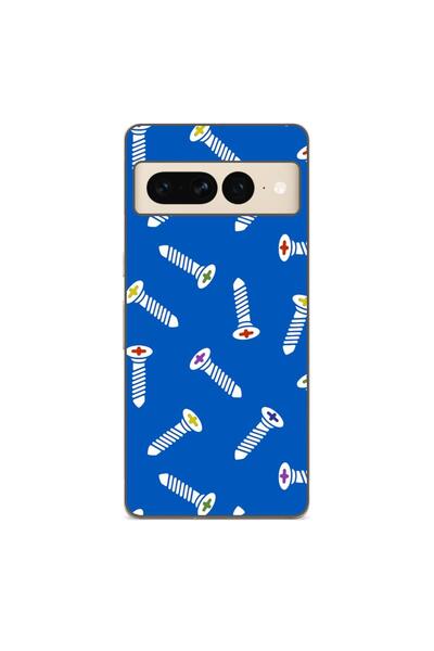 OEM Husa compatibila cu Google Pixel 8 Pro Silicon Gel Tpu Model Screws Pattern