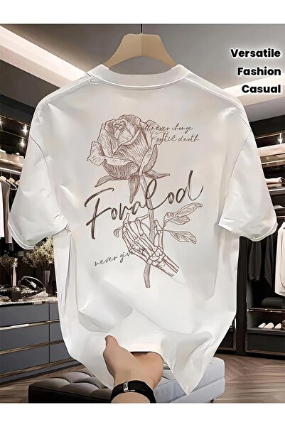 bolivia's Heavy Pure Cotton Trendy Brand Printed Short-sleeved T-shirt Men's ...