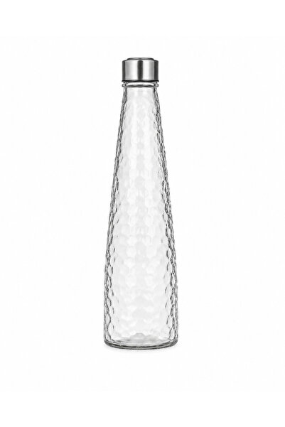OEM Sticlă de apă, Capac metalic, Design tip fagure, 0.7 Litri, Transparentă