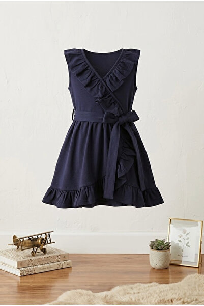 meyastore Girl's dress ruffled