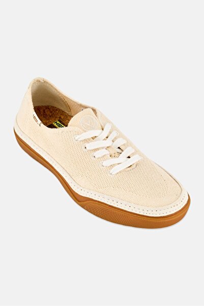 Vans Men Circle Vee Lace Up Skate Shoes, Beige