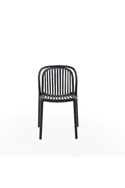 Studio Casa Soho chair, for garden and terrace, anthracite color, maximum wei...