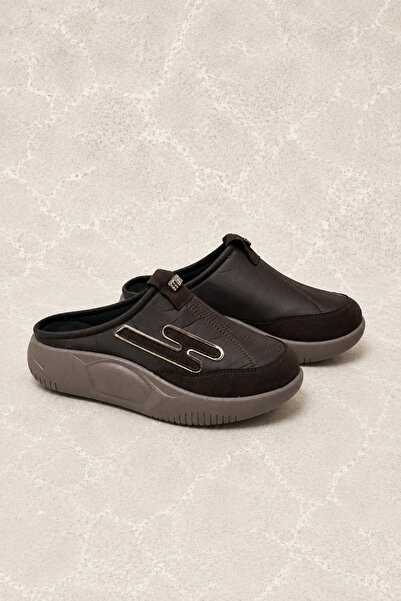 Demirsa Boutique Kadın Kahverengi Sneaker Günlük Terlik