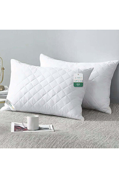 COTTON HOME Beverly Quilted Pack of 2 Pillow Cotton Pillow 50x70cm
