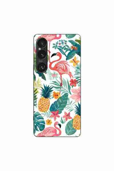 OEM Husa compatibila cu Sony Xperia 1 VI Silicon Gel Tpu Model Tropical Pattern